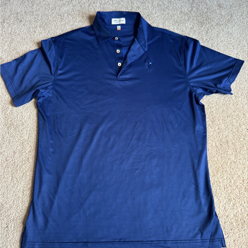 Men's Peter Millar Blue Polo Shirt